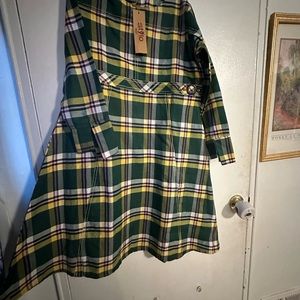 Size S green yellow dress